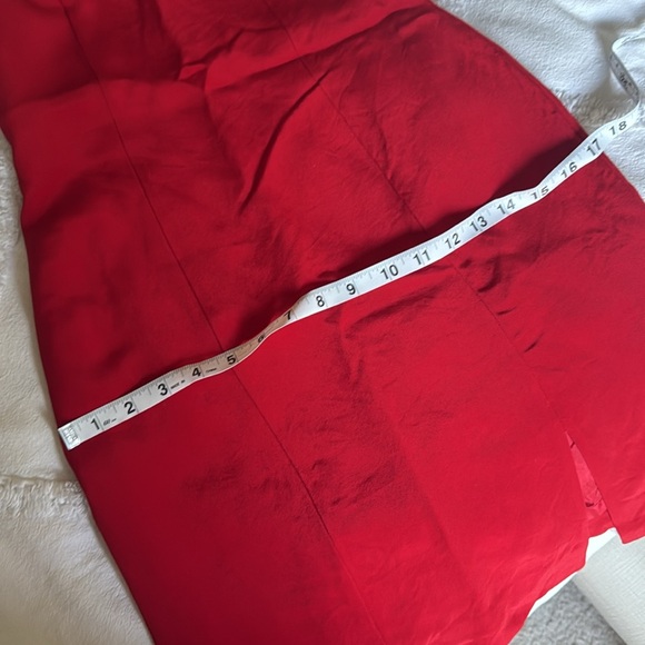 Vintage Hugo Buscati Silk Red Sheath Mini Dress - Picture 9 of 9